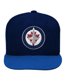 WINNIPEG JETS KID'S 2-TONE FLATBRIM SNAPBACK HAT - Winnipeg-Jets-Kids-Flatbrim-2-Tone-Snapback-Hat-Front