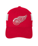 ADIDAS DETROIT RED WINGS 2017 STRUCTURED FLEX MEN'S DRAFT HAT - adidas_2017_draft_cap_drw_a