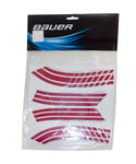 BAUER GOALIE MASK STICKERS STRIPES - bauer_2015_goalie_helmet_stickers_black_01