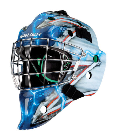 BAUER NME 4 SENIOR GOALIE MASK KING NYR - bauer_2017_nme4_mask_king_blue