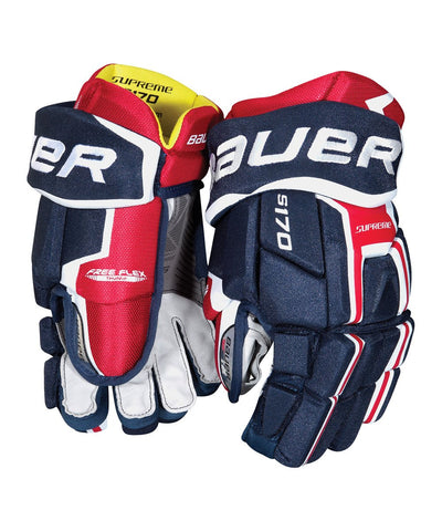 BAUER SUPREME S170 JR HOCKEY GLOVES - bauer_2017_supreme_s170_gloves_rdblwh_dd6b363f-6988-4303-89e6-c57a8e6401d5