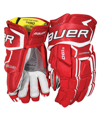 BAUER SUPREME S190 JR HOCKEY GLOVES - bauer_2017_supreme_s190_gloves_red_869ba2f6-93b9-4a2e-b397-b21c38bfe634