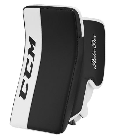 CCM RETRO FLEX PRO SR GOALIE BLOCKER - ccm_retro_flex_sr_goalie_blocker_front_blkwte_0f89713d-5ad2-4372-9be8-a39e1dd17563