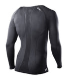 2XU MEN'S COMPRESSION LONG SLEEVE TOP - ma2308_2xu_com_ls_top_front_01