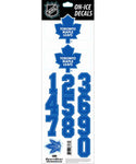 NHL TORONTO MAPLE LEAFS HOCKEY HELMET STICKERS - nhl_helmet_stickers_toronto