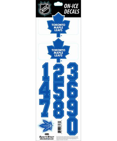 NHL TORONTO MAPLE LEAFS HOCKEY HELMET STICKERS - nhl_helmet_stickers_toronto