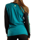 GONGSHOW HEART ON YOUR SLEEVE WOMEN'S LS SHIRT - w702_gongshow_2016_shirt_front_01