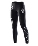 2XU WOMEN'S ELITE COMPRESSION TIGHTS - wa1937b_2xu_2016_elite_com_tights_front_ddfb689c-3a77-410f-b2f4-38cb4ff221c8