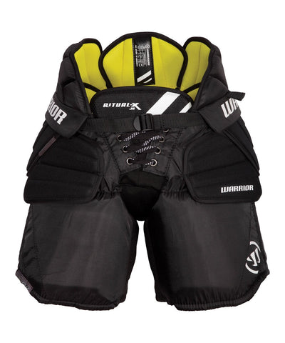 WARRIOR RITUAL X JR GOALIE PANTS - warrior_2017_jr_ritual_x_pants_front